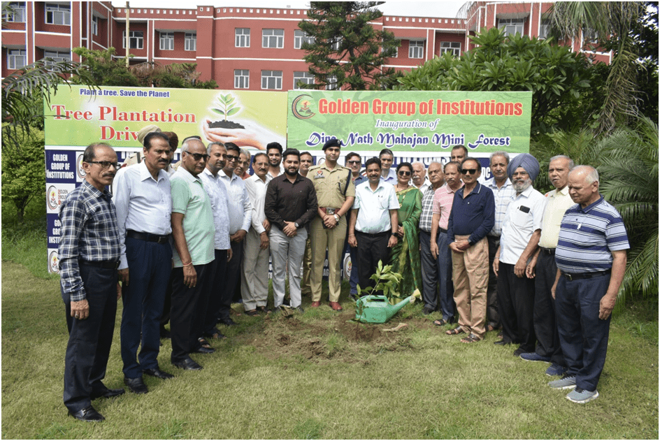 Tree Plantation Drive and Inauguration of the Mini Forest at Golden Group of Institutions, Gurdaspur